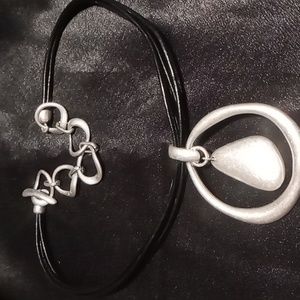 Vintage premier design collar necklace with toggle clasp